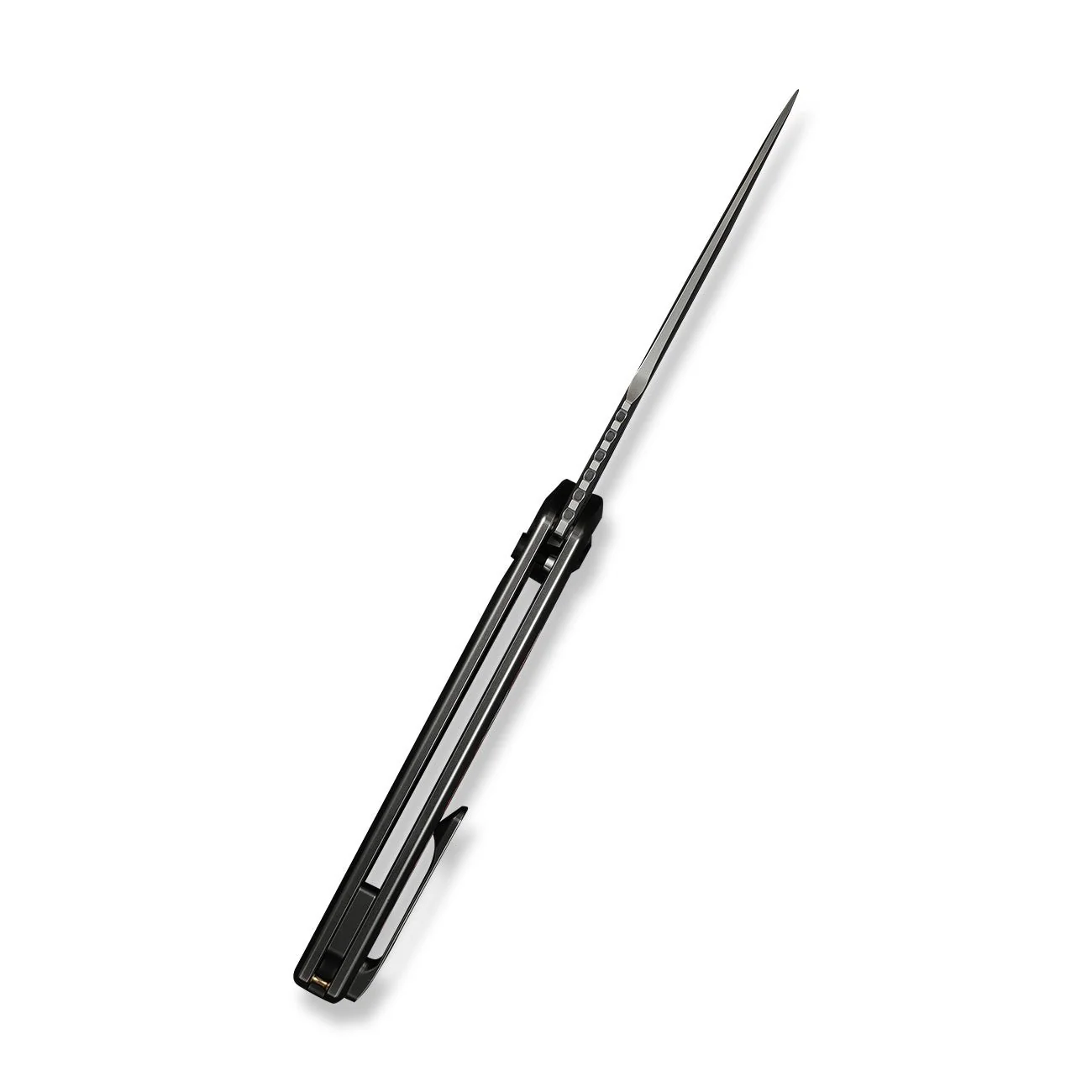 WEKNIFE Sylox Flipper & Button Lock Knife Titanium & FatCarbon Fiber Handle (3.8" M390 Blade) WE24027-3 - Image 9