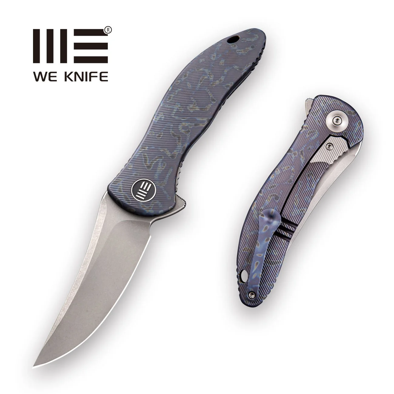 WEKNIFE Synergy2 Flipper Knife Titanium Handle (3.49" M390 Blade) 912B