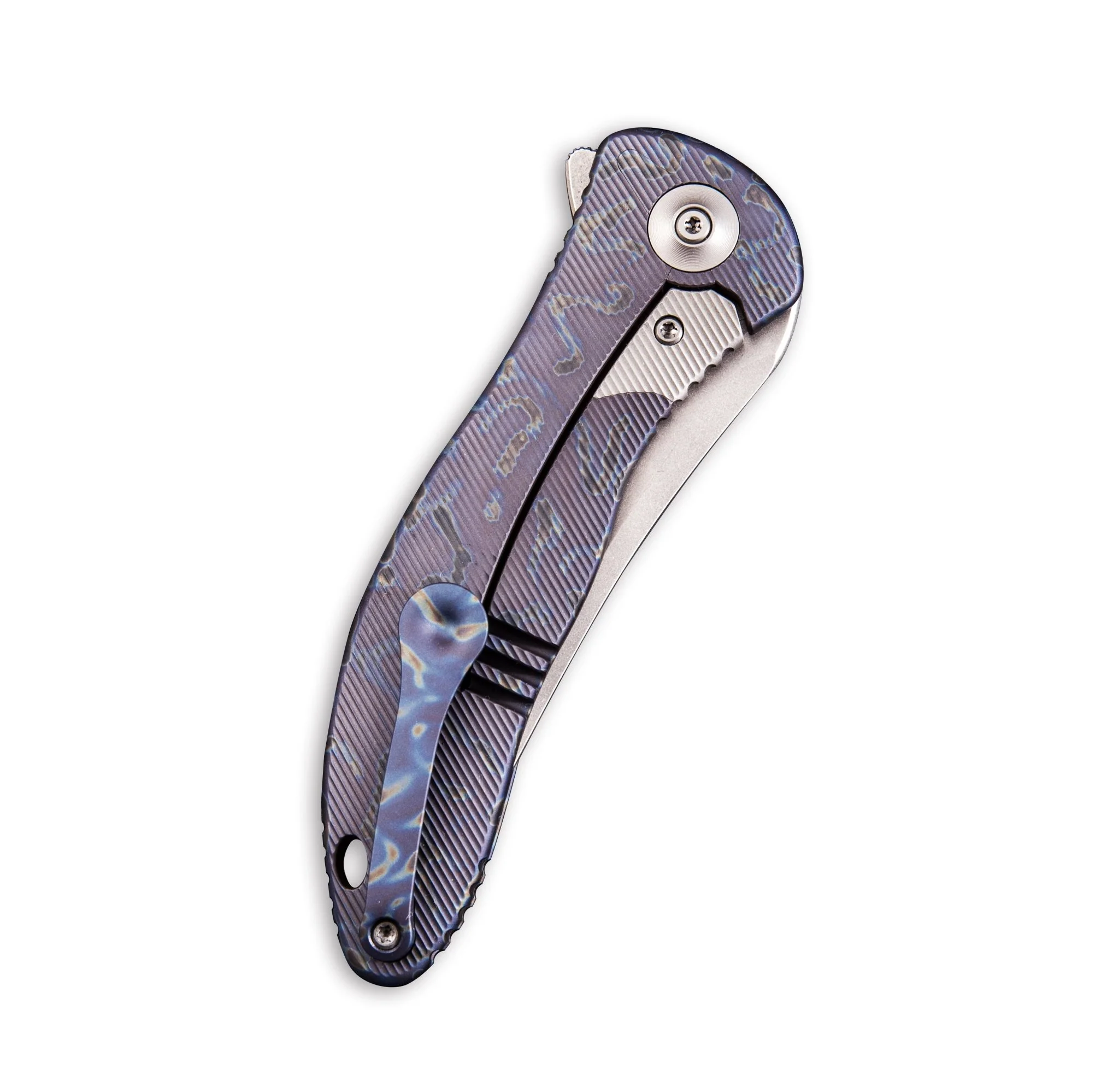 WEKNIFE Synergy2 Flipper Knife Titanium Handle (3.49" M390 Blade) 912D - Image 3
