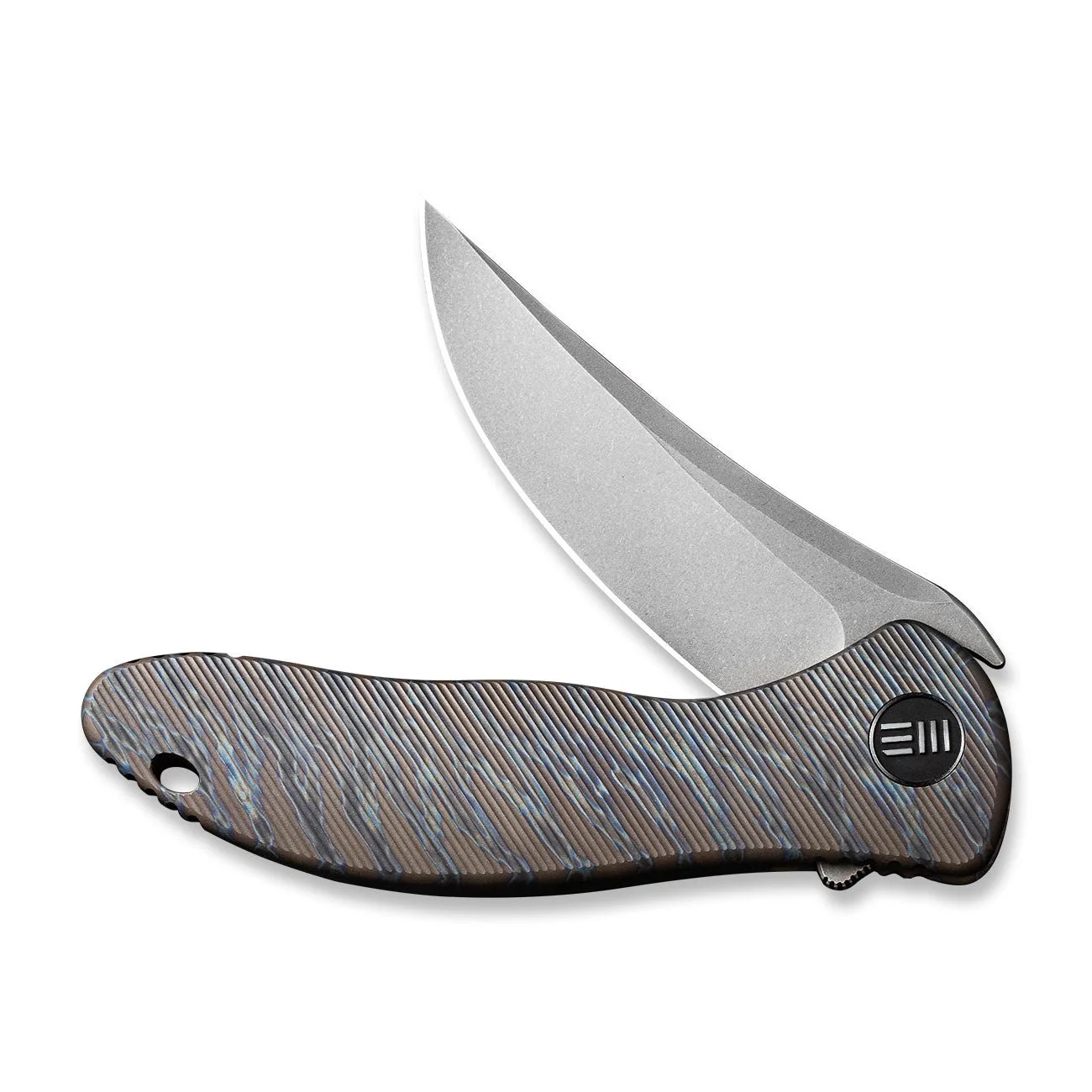 WEKNIFE Synergy2 Flipper Knife Titanium Handle (3.49" M390 Blade) 912E - Image 4