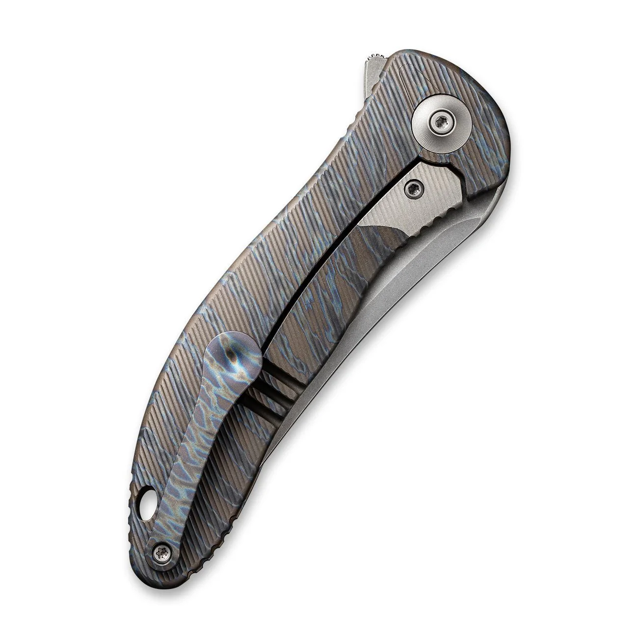 WEKNIFE Synergy2 Flipper Knife Titanium Handle (3.49" M390 Blade) 912F - Image 6