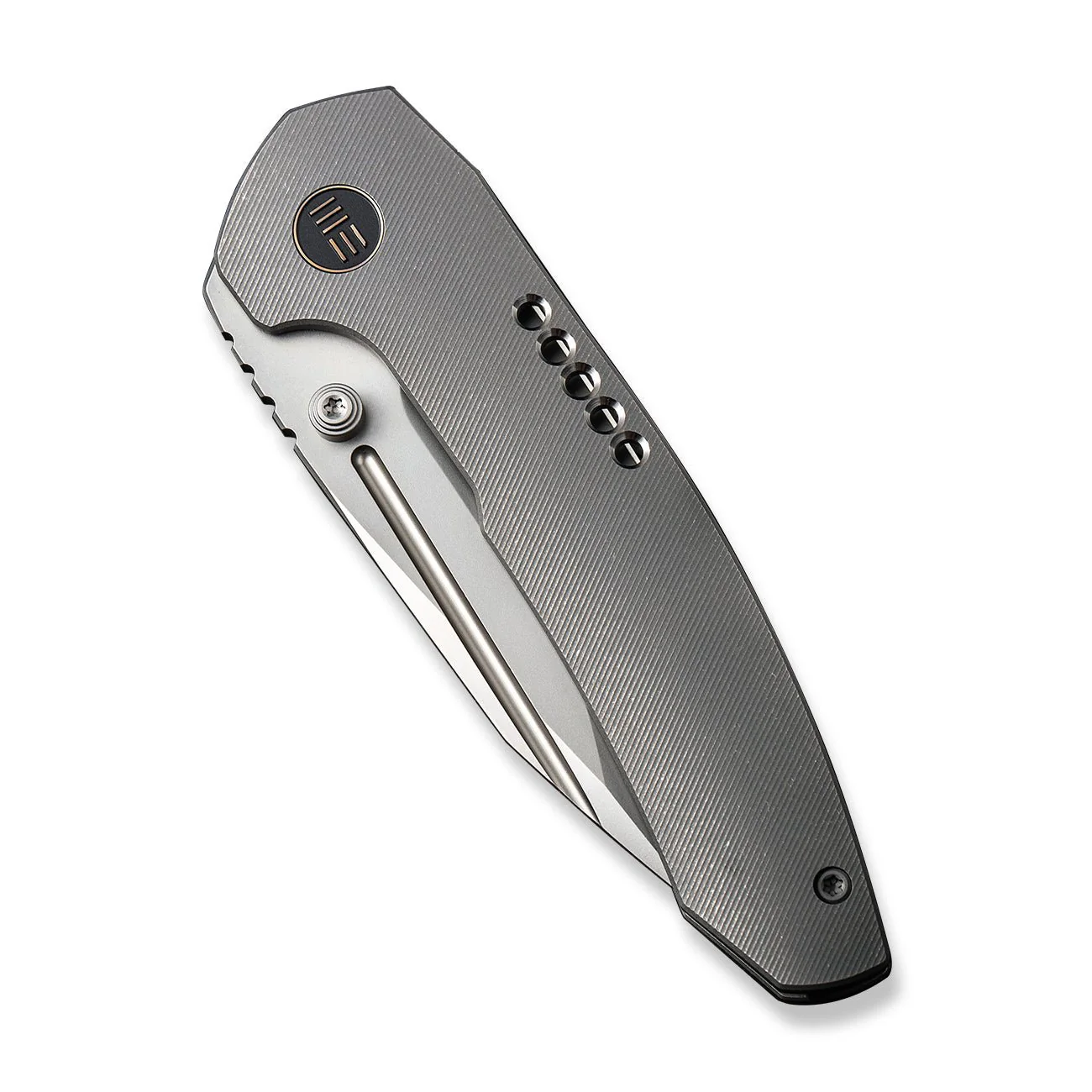 WEKNIFE Trogon Thumb Stud Knife Titanium Handle (3.2" CPM 20CV Blade) WE22002-1 - Image 6