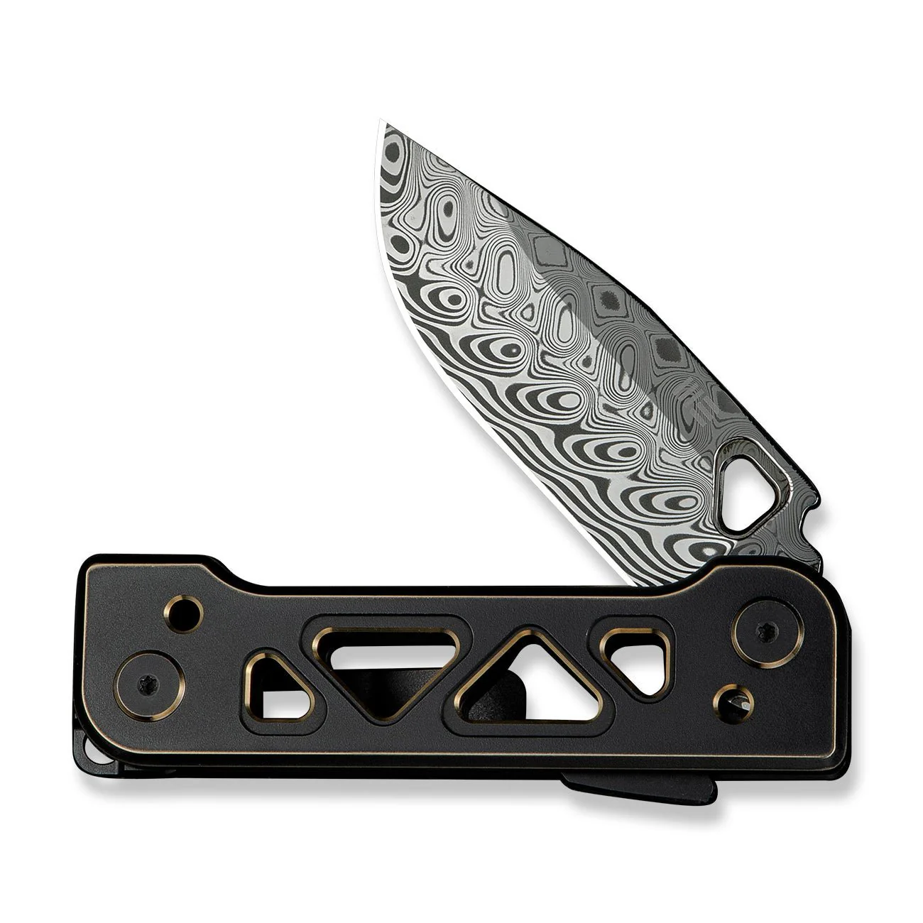 WEKNIFE Tyro Superlock Knife Titanium Handle (2.91" Damasteel Blade) WE24001-DS1 - Image 5
