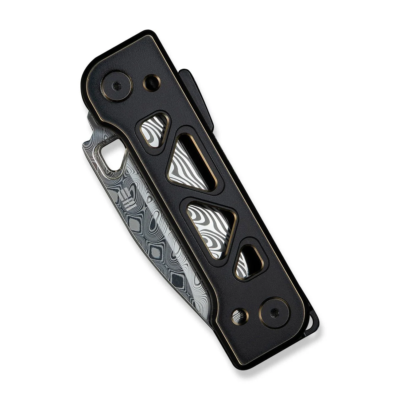 WEKNIFE Tyro Superlock Knife Titanium Handle (2.91" Damasteel Blade) WE24001-DS1 - Image 8