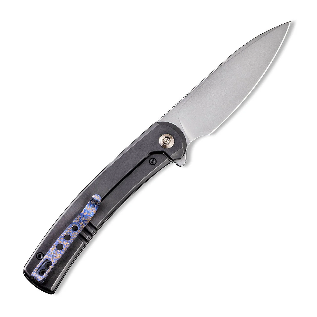 WEKNIFE Upshot Flipper Knife Titanium Handle (3.47" CPM 20CV Blade) 2102A - Image 2