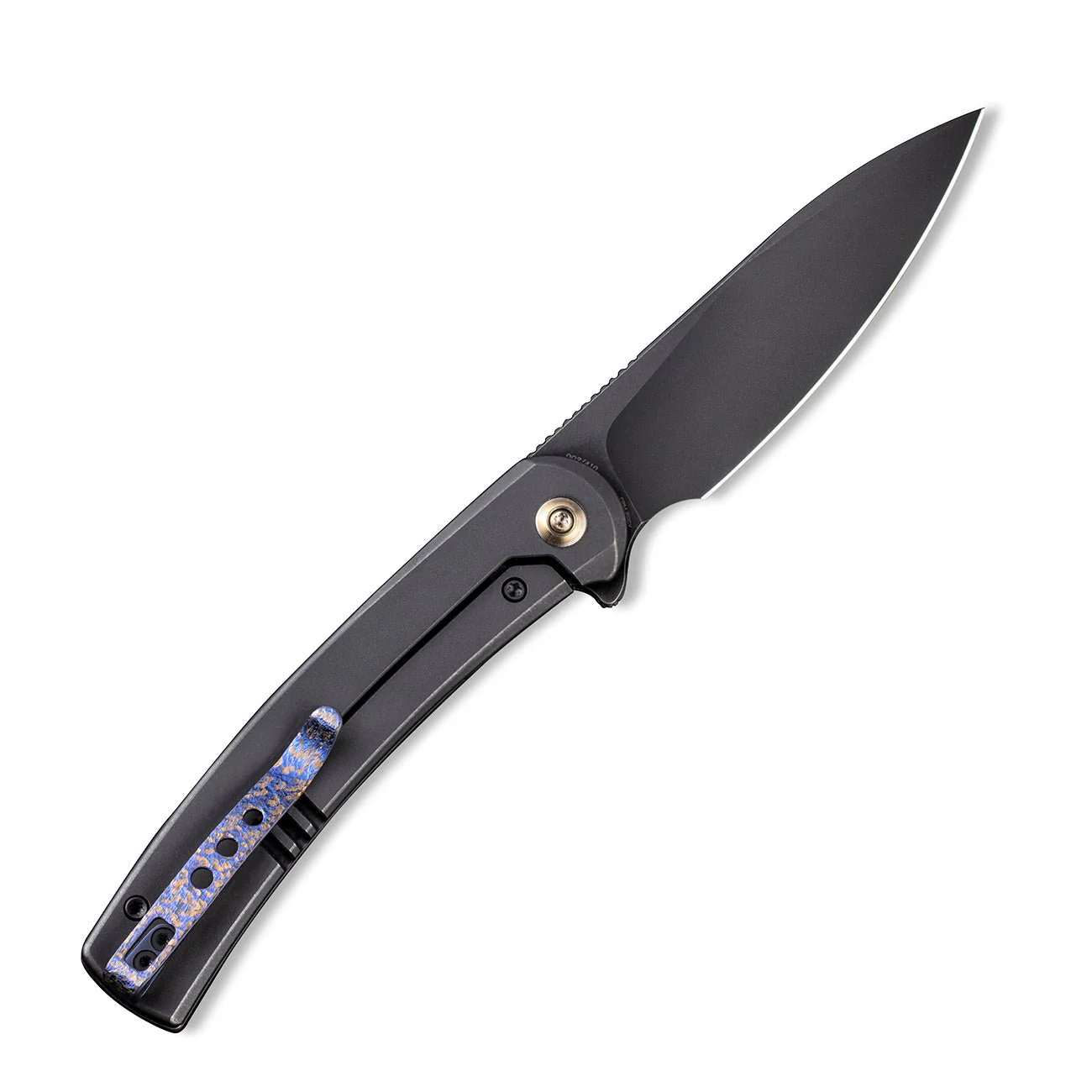WEKNIFE Upshot Flipper Knife Titanium Handle (3.47" CPM 20CV Blade) 2102B - Image 2