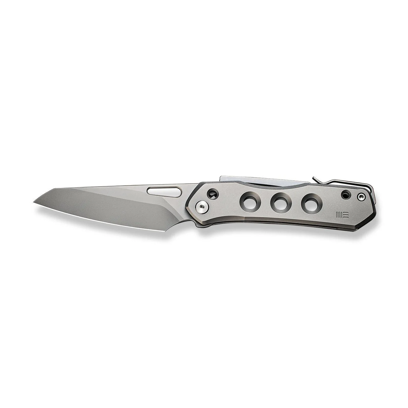 WEKNIFE Vision R Manual Thumb & Thumb Hole & Superlock Knife Titanium Handle (3.54" CPM 20CV Blade) WE21031-1 - Image 4