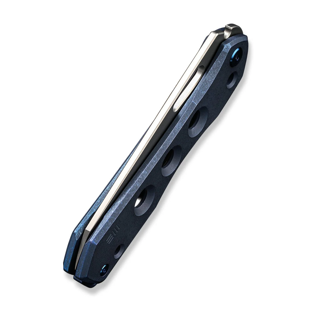 WEKNIFE Vision R Manual Thumb & Thumb Hole & Superlock Knife Titanium Handle (3.54" CPM 20CV Blade) WE21031-3 - Image 6