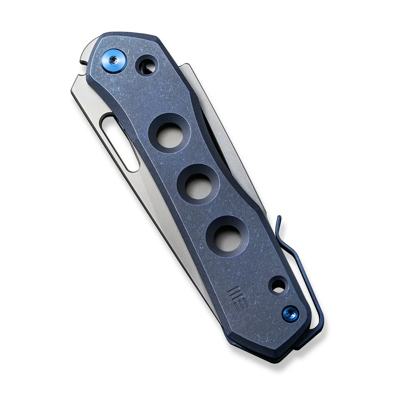 WEKNIFE Vision R Manual Thumb & Thumb Hole & Superlock Knife Titanium Handle (3.54" CPM 20CV Blade) WE21031-3 - Image 7
