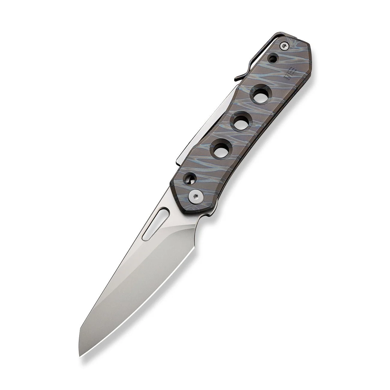 WEKNIFE Vision R Manual Thumb & Thumb Hole & Superlock Knife Titanium Handle (3.54" CPM 20CV Blade) WE21031-6 - Image 3