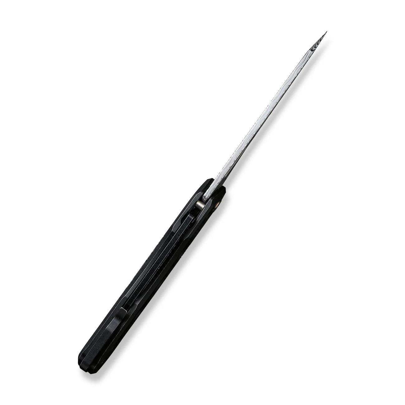 WEKNIFE Vision R Manual Thumb & Thumb Hole & Superlock Knife Titanium Handle (3.54" Damasteel Blade) WE21031-DS1 - Image 4
