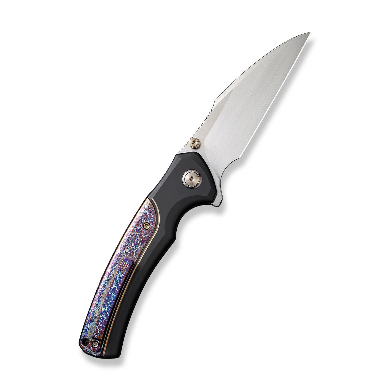 WEKNIFE Ziffius Flipper & Thumb Stud & Button Lock Knife Titanium Handle (3.7" CPM 20CV Blade) WE22024D-2 - Image 2