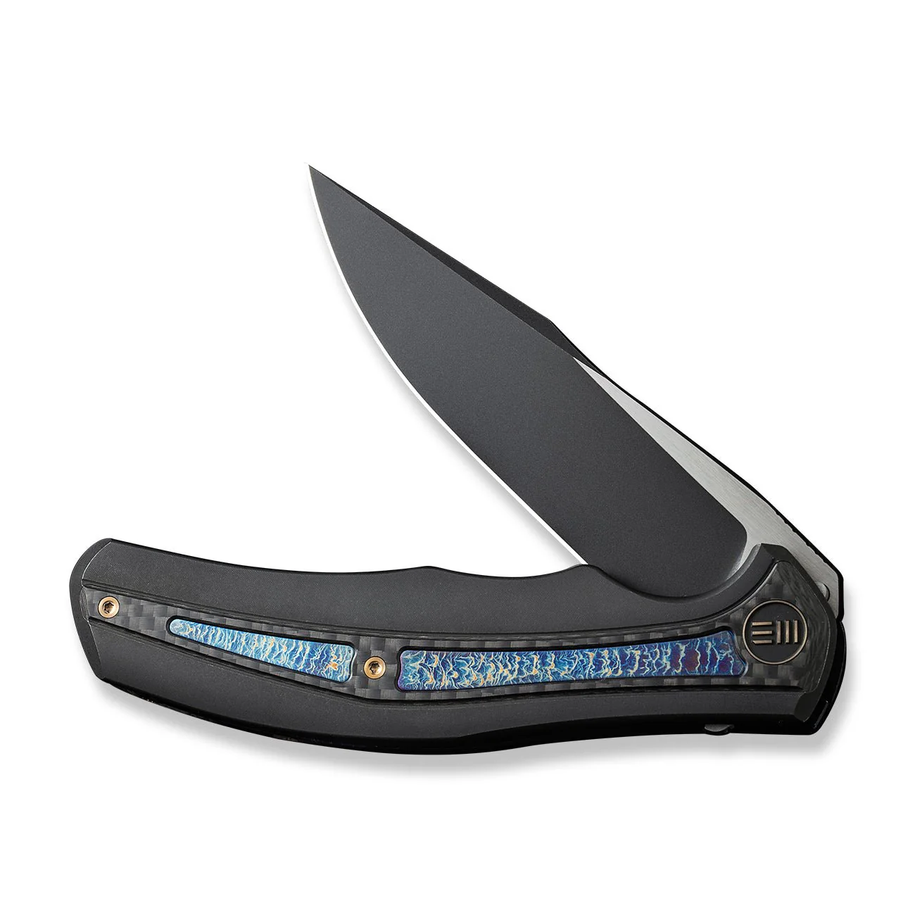 WEKNIFE Zonda Flipper Knife Titanium & Carbon Fiber Handle (4.05" CPM 20CV Blade) WE22016-1 - Image 5