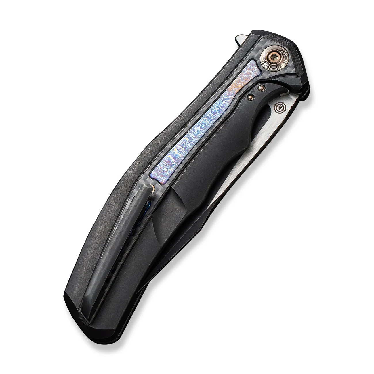 WEKNIFE Zonda Flipper Knife Titanium & Carbon Fiber Handle (4.05" CPM 20CV Blade) WE22016-1 - Image 7