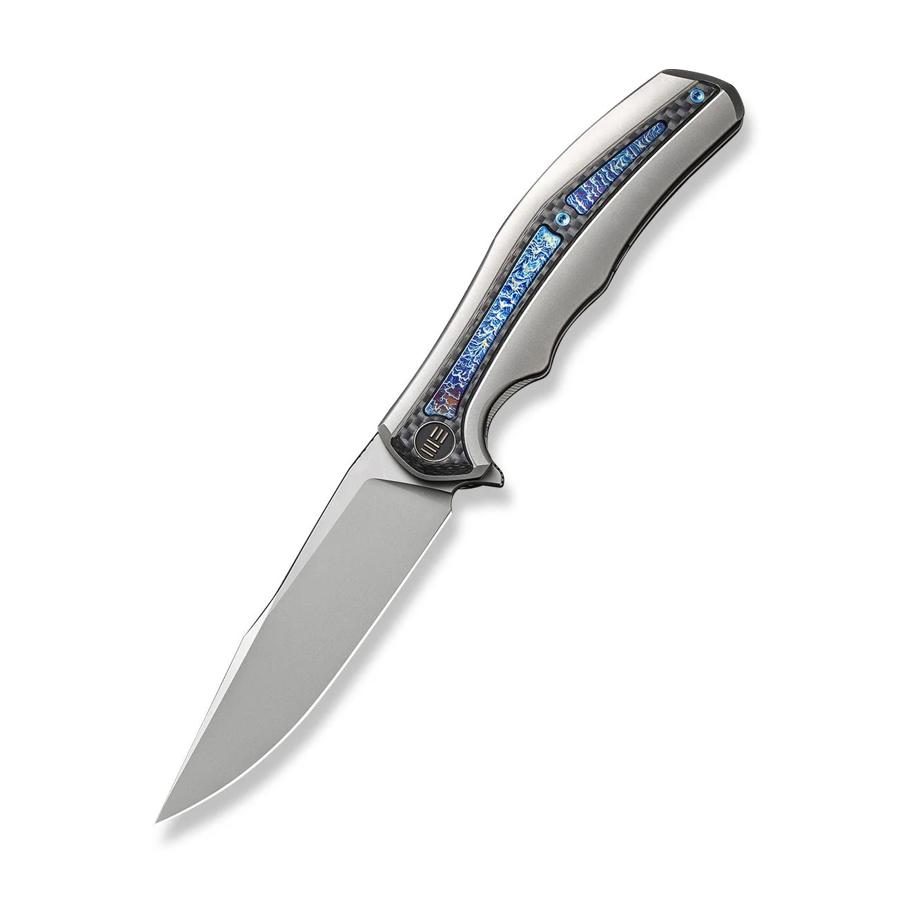 WEKNIFE Zonda Flipper Knife Titanium & Carbon Fiber Handle (4.05" CPM 20CV Blade) WE22016-2 - Image 3
