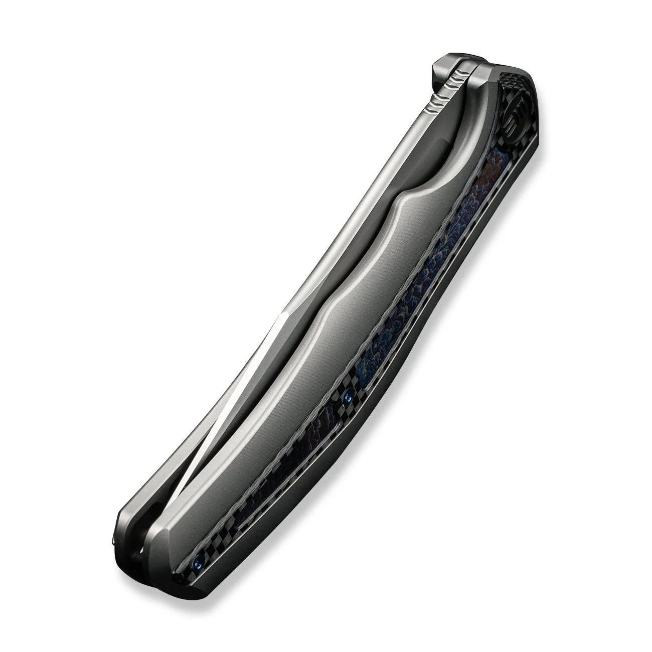 WEKNIFE Zonda Flipper Knife Titanium & Carbon Fiber Handle (4.05" CPM 20CV Blade) WE22016-2 - Image 8