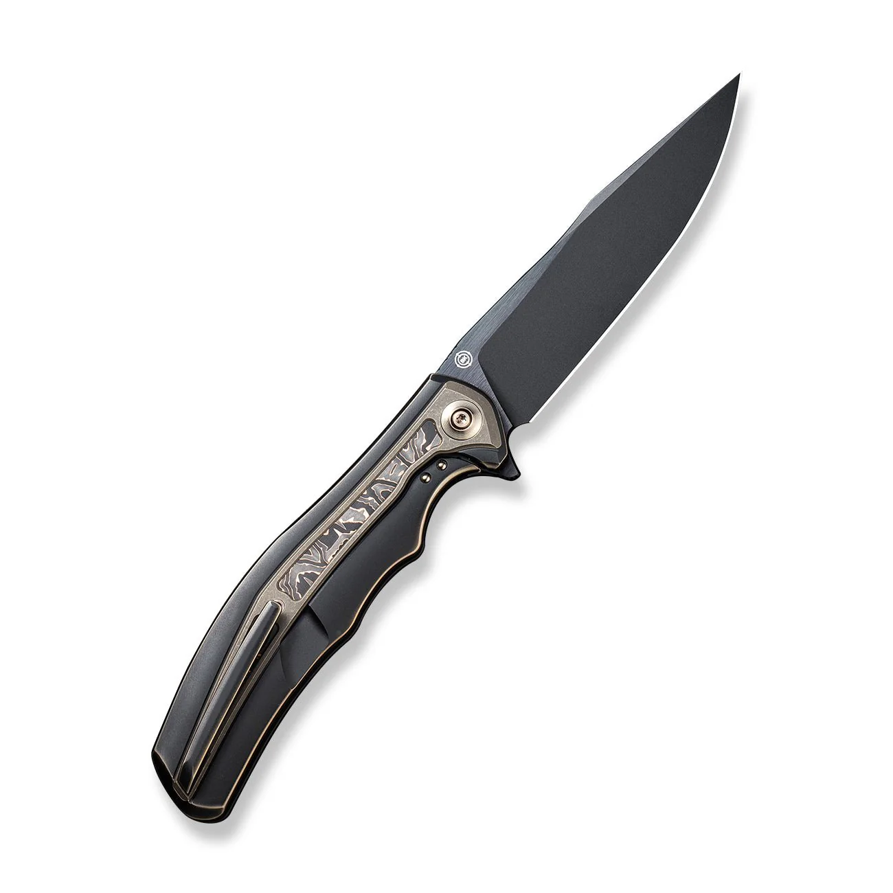WEKNIFE Zonda Flipper Knife Titanium & Carbon Fiber Handle (4.05" CPM 20CV Blade) WE22016-3 - Image 2