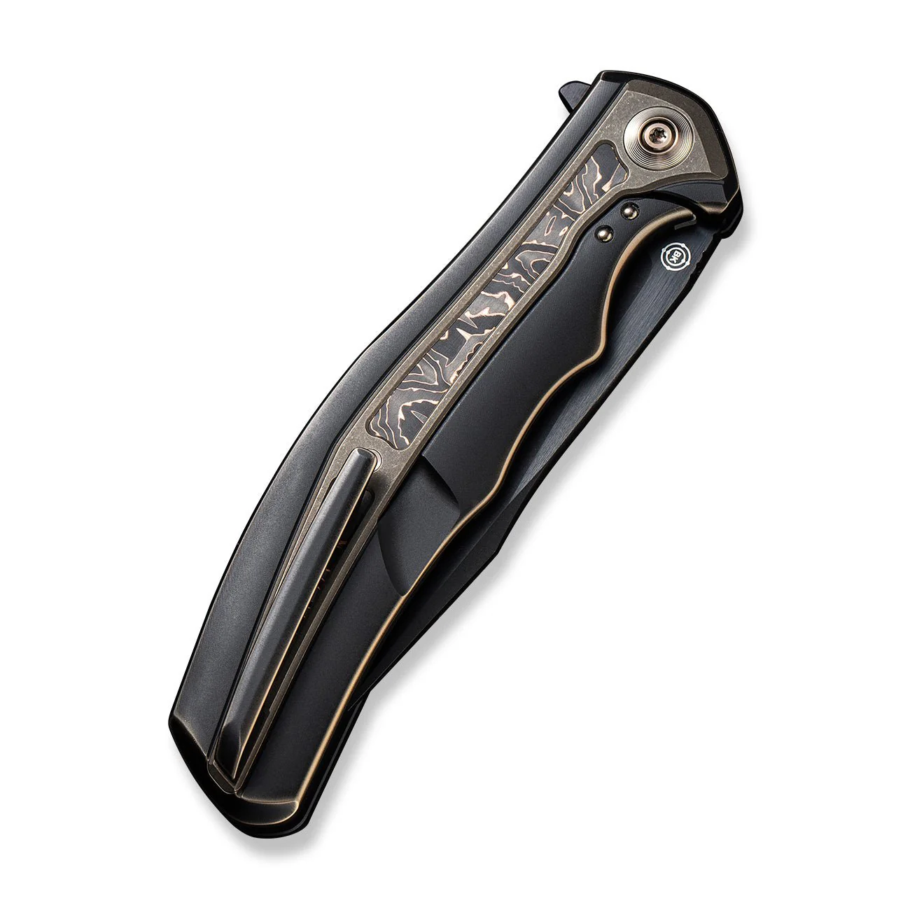 WEKNIFE Zonda Flipper Knife Titanium & Carbon Fiber Handle (4.05" CPM 20CV Blade) WE22016-3 - Image 7