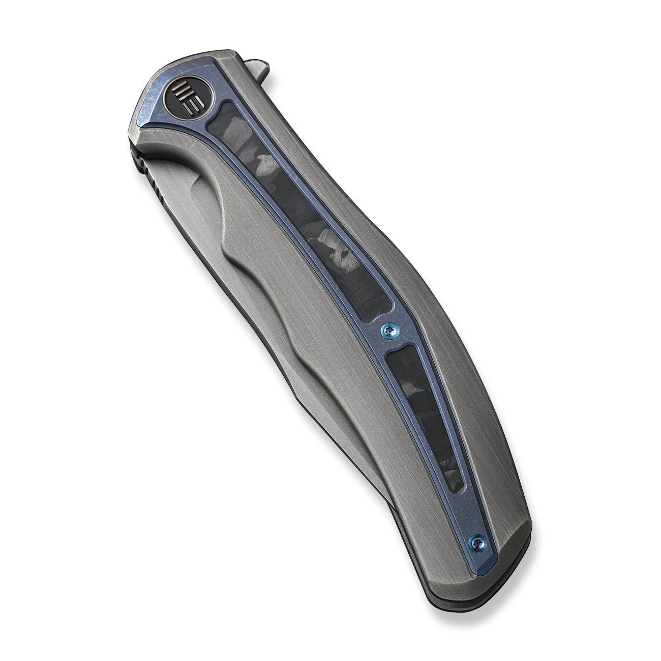 WEKNIFE Zonda Flipper Knife Titanium & Carbon Fiber Handle (4.05" CPM 20CV Blade) WE22016-4 - Image 6